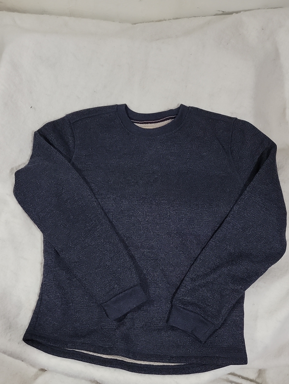 Classic Men's Navy Crewneck Sweater Sweatshirt